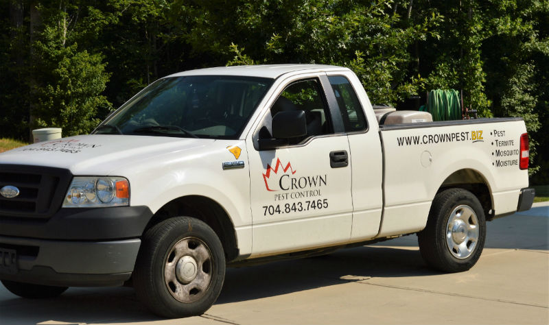 Truck_Med Crown pest control family owned