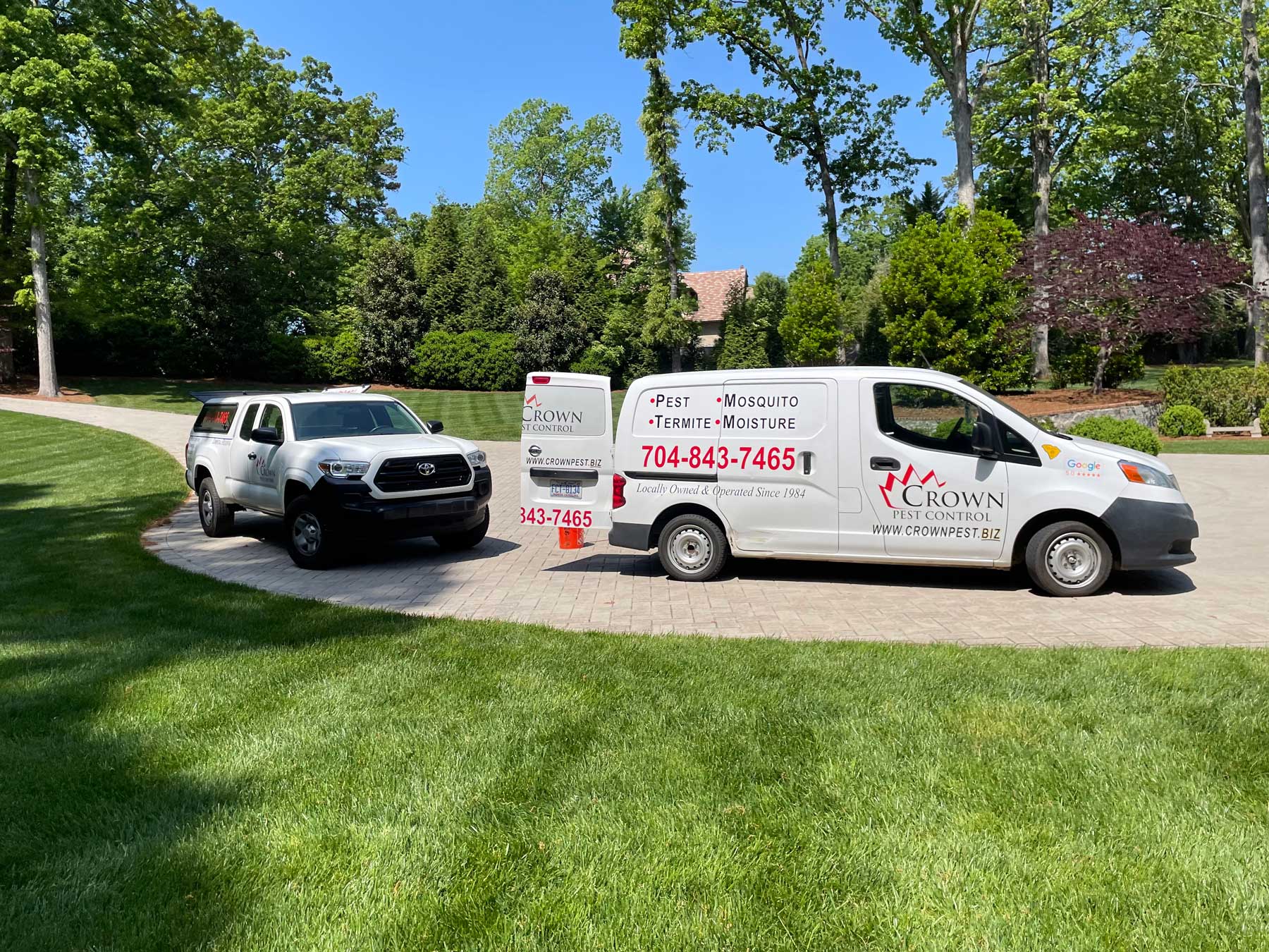 CrownPestTrucks Crown Pest Control Charlotte Trucks